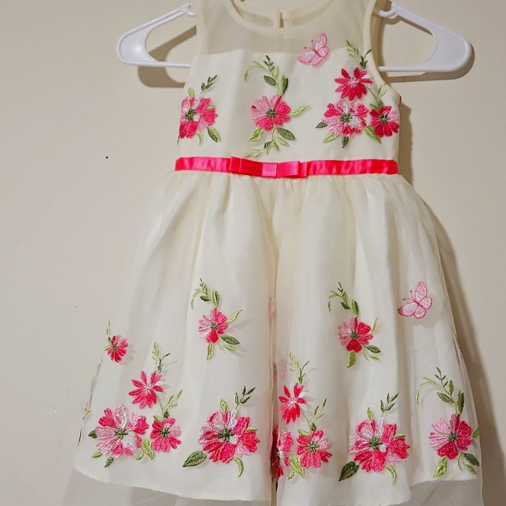 Jona Michelle Floral formal dress; 4T